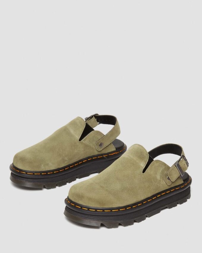 Zebzag Suede Slingback Platform Mules Zebzag Suede Slingback Platform Mules