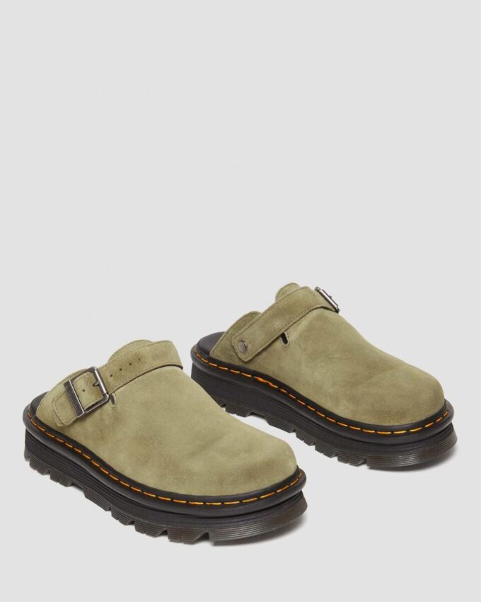 Zebzag Suede Slingback Platform Mules Zebzag Suede Slingback Platform Mules